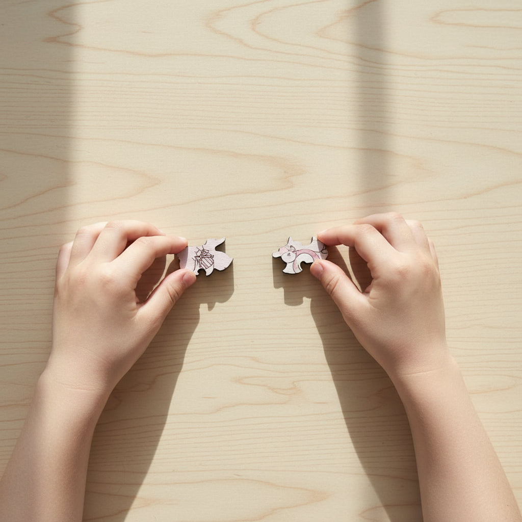 Wooden Cat Puzzle for Adults & Kids – Unique Shaped Jigsaw Puzzle, Handcrafted Animal Puzzle for Relaxation