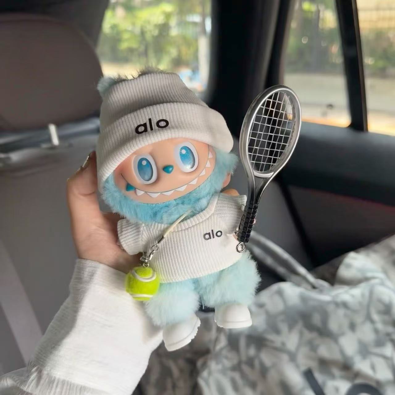 Tennis Prince Style Loose Fit Cotton T Shirt for 17cm Labubu Dolls Outfit Cute Macaron Color Tops for Labubu 1st 2nd 3rd Generation Figure