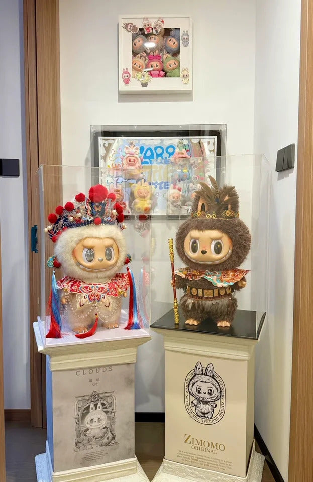 For 58cm Labubu Clothes Zimomo Big Leader Big Angel, Baby Clothes Chinese Style Opera Wild Man Dress Up Personality Gift