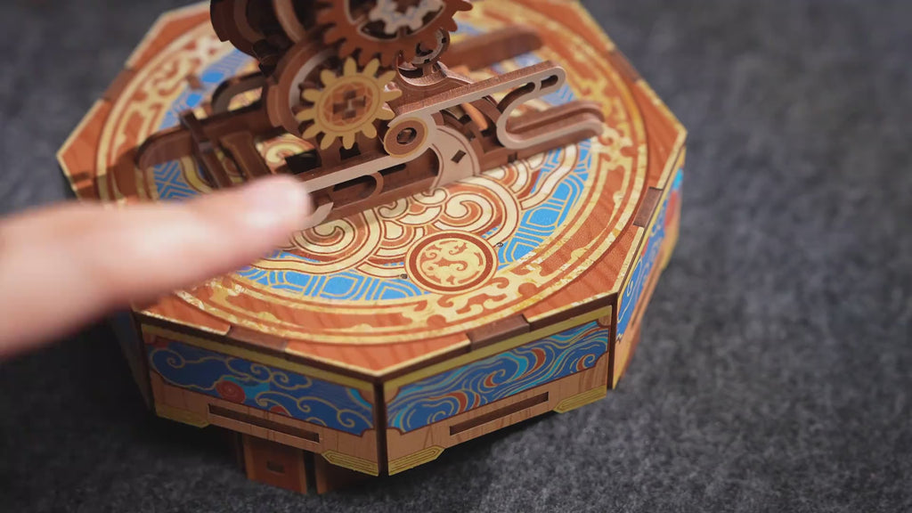 Chinese Palace Style 3D Wooden Puzzle – DIY Architectural Model Kit for Brain Training & Home Decoration